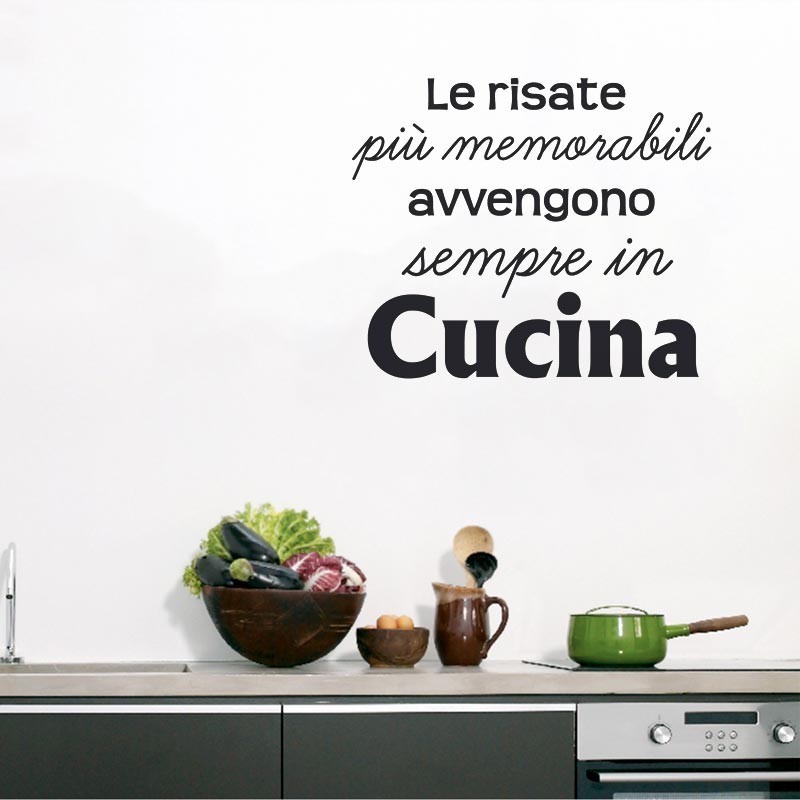 Le risate in cucina