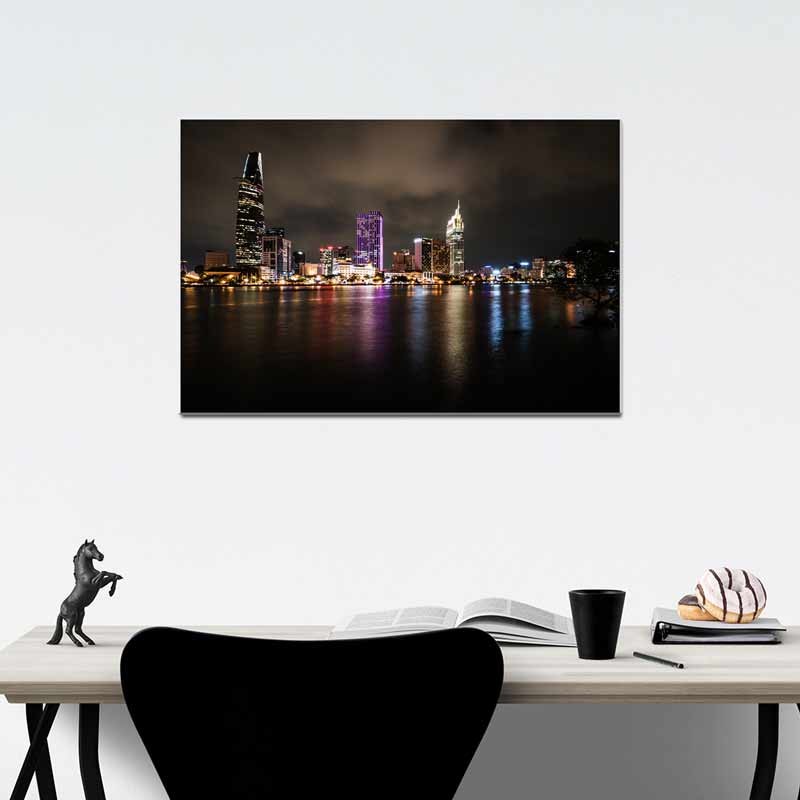 City Lights, Tela Canvas