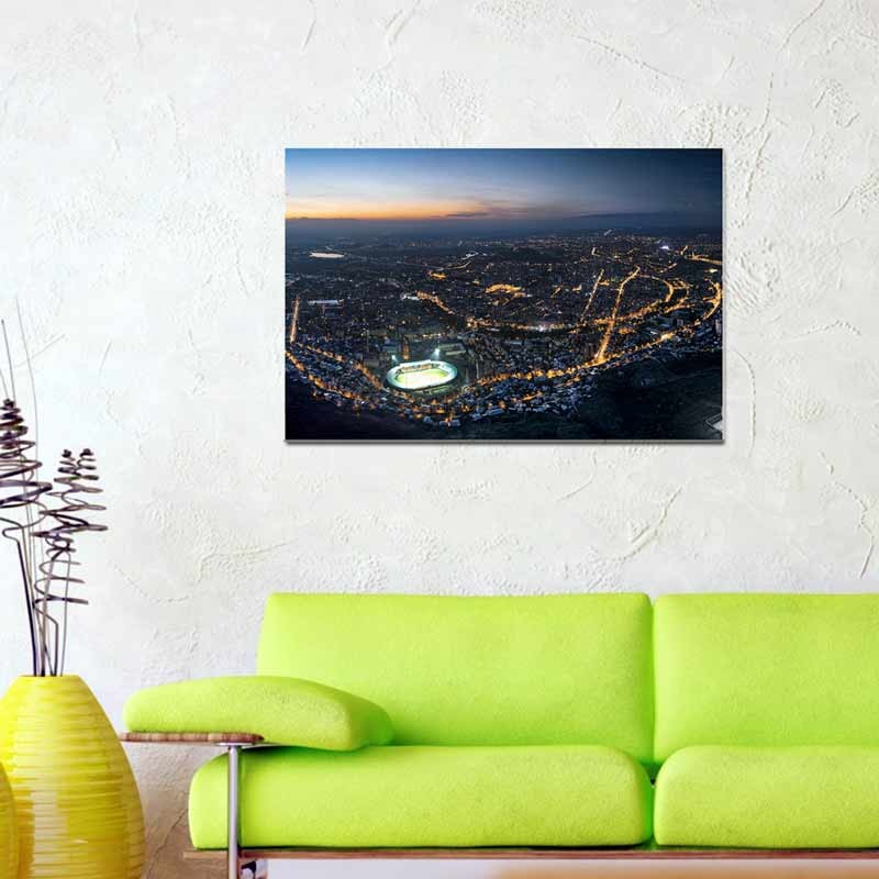 Città dall'alto, Tela Canvas